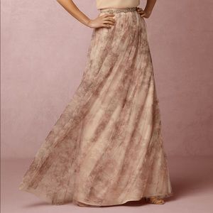 BHLDN Jenny Yoo Tulle Skirt Size 2 -Lavender Multi
